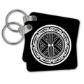Key Chain - Geometric Art Deco Design Art Deco Designs
