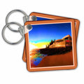 3dRose Key Chains House on the Beach (kc-24149-1)