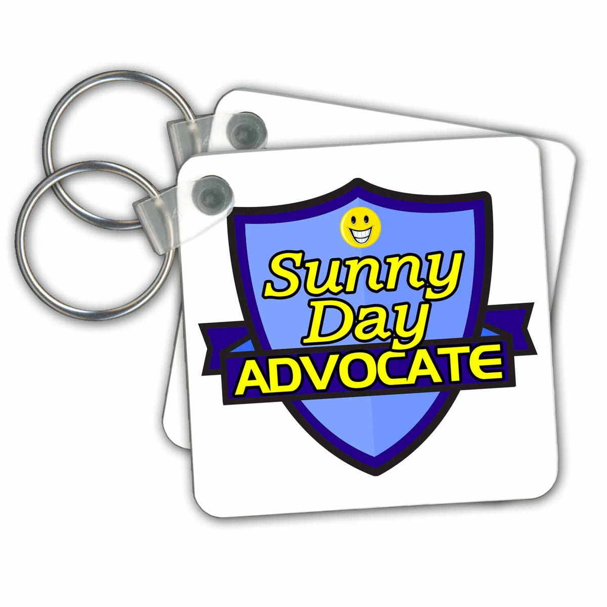 Key Chain - Sunny Day Advocate Support Design – Funny Sarcastic Advocate Designs
