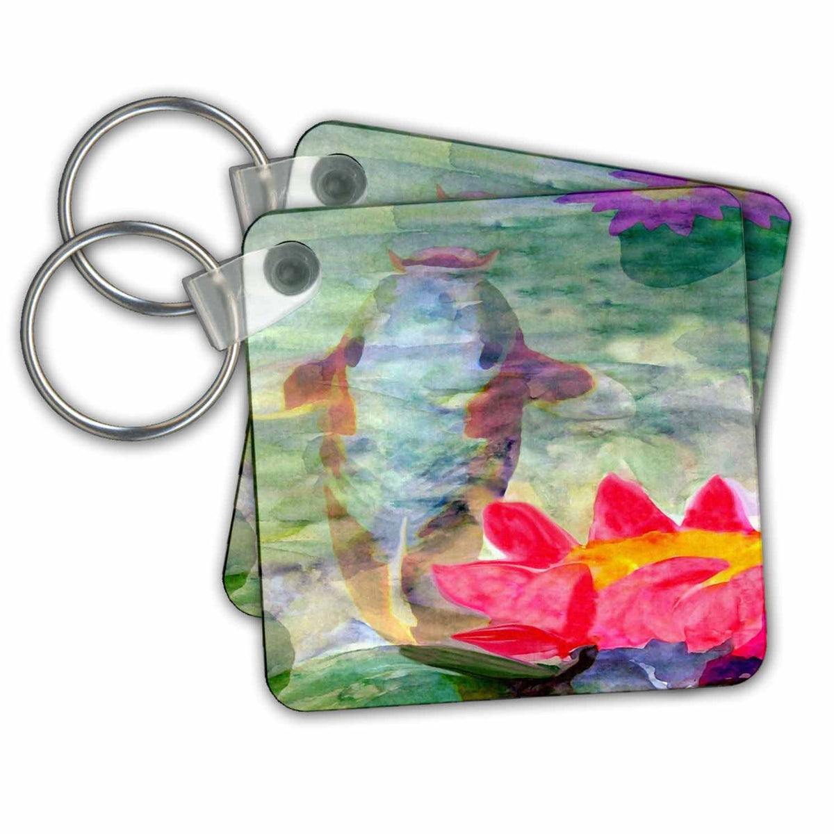 Key Chain - Koi Pond Designs 2016 - Digital Painting