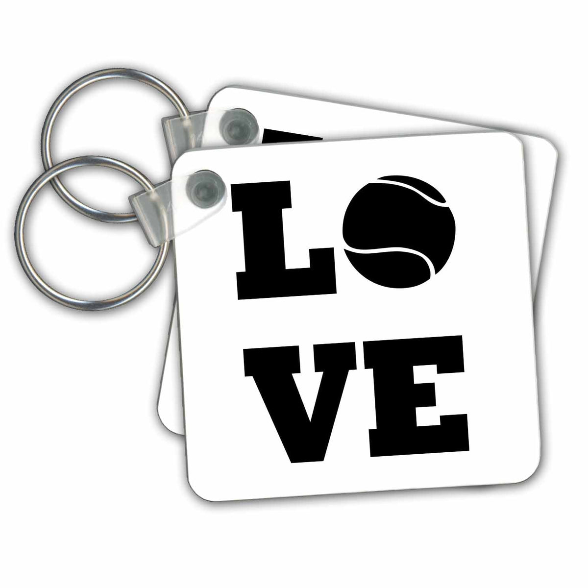 Key Chain - LOVE TENNIS Anne Collections Quotes