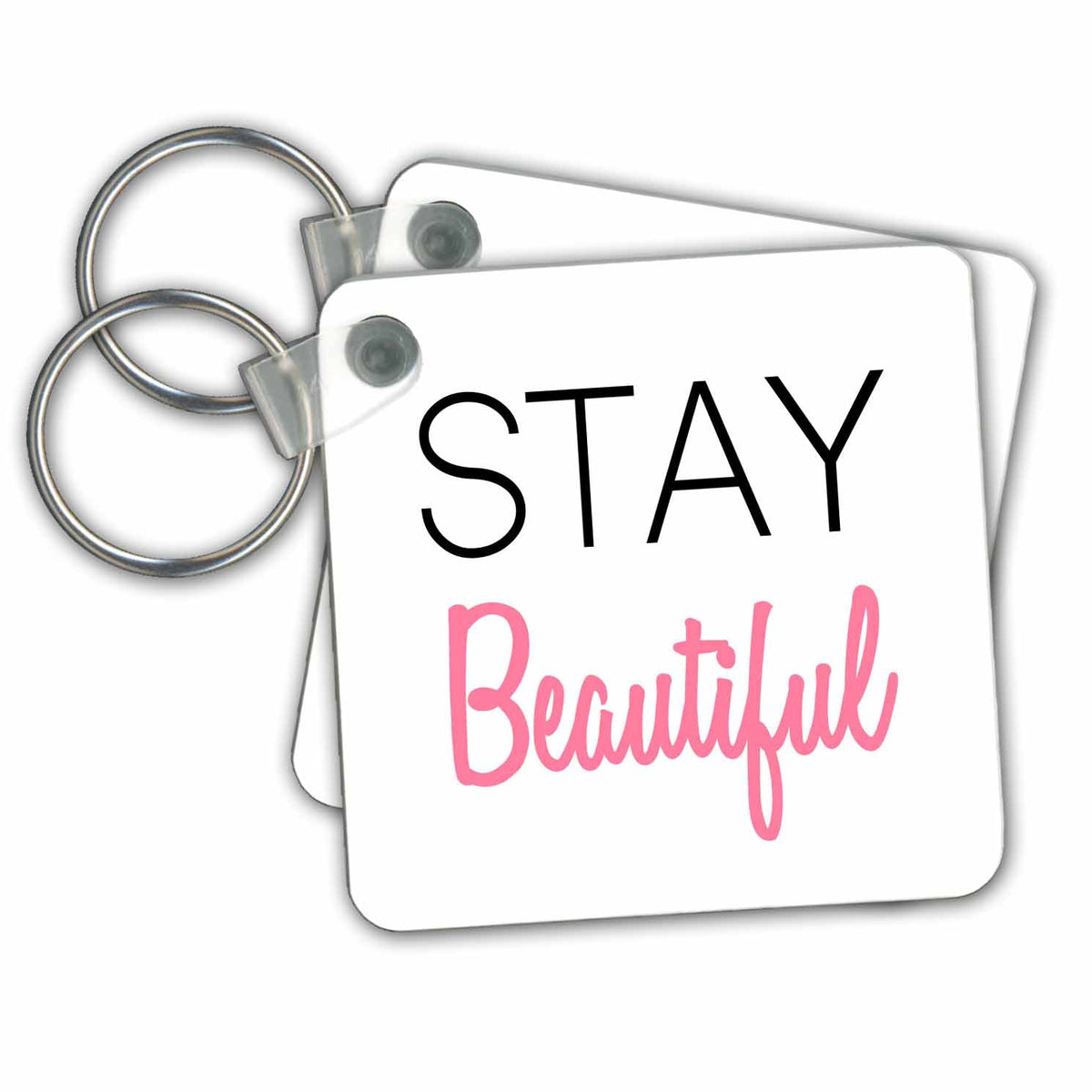 Key Chain - STAY BEAUTIFUL Anne Collections Quotes