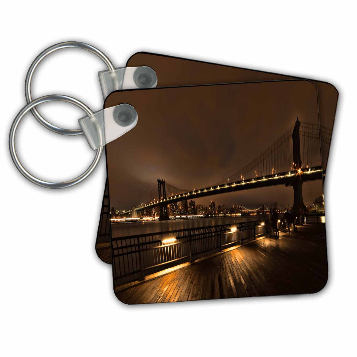 Key Chain - Bridge at night Photography