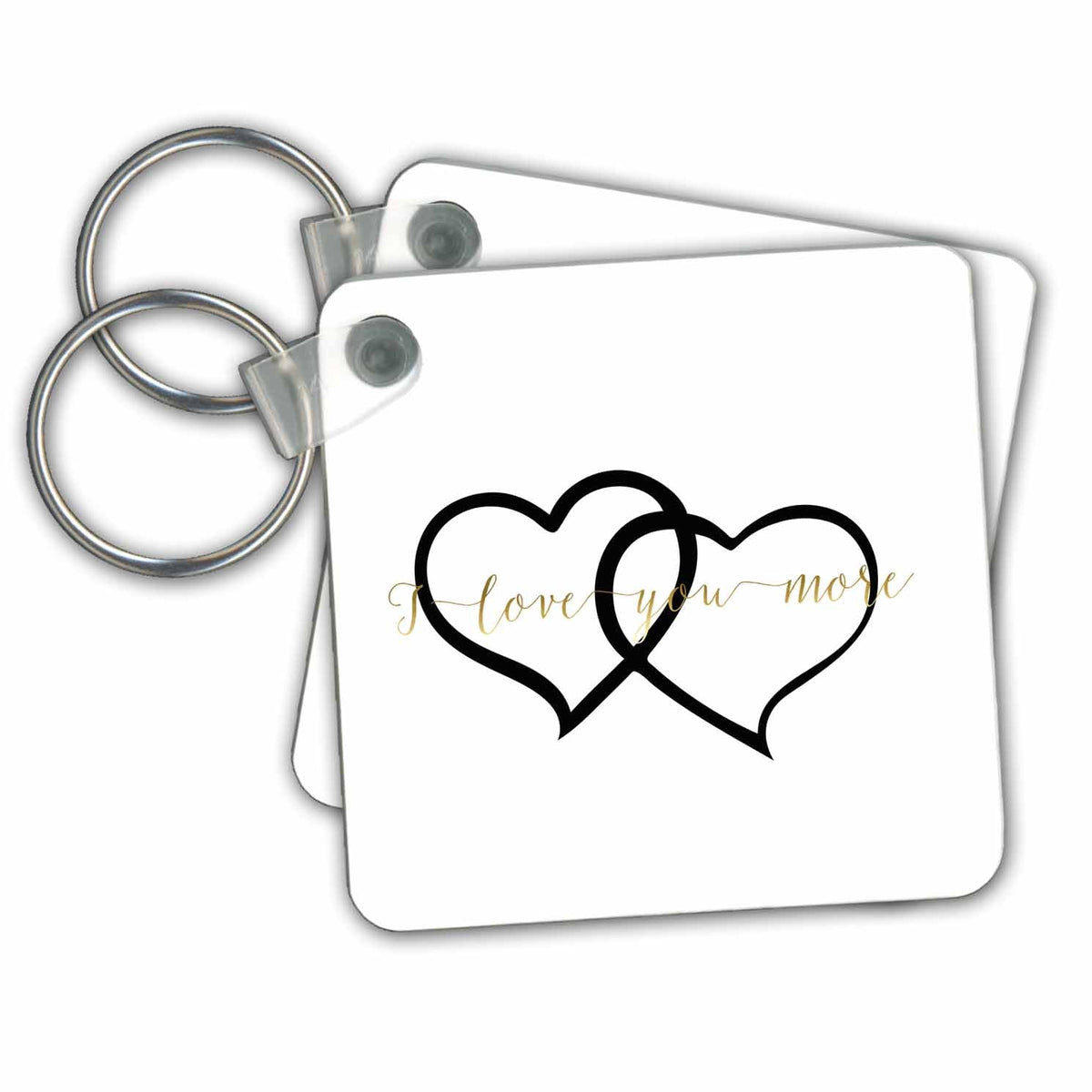 Key Chain - I Love You More Hearts PS Inspiration