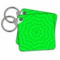 Key Chain - Lime Green Gerber Pattern Pattern Designs