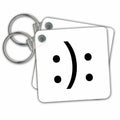 Key Chain - HAPPY SAD FACE Anne Collections Quotes
