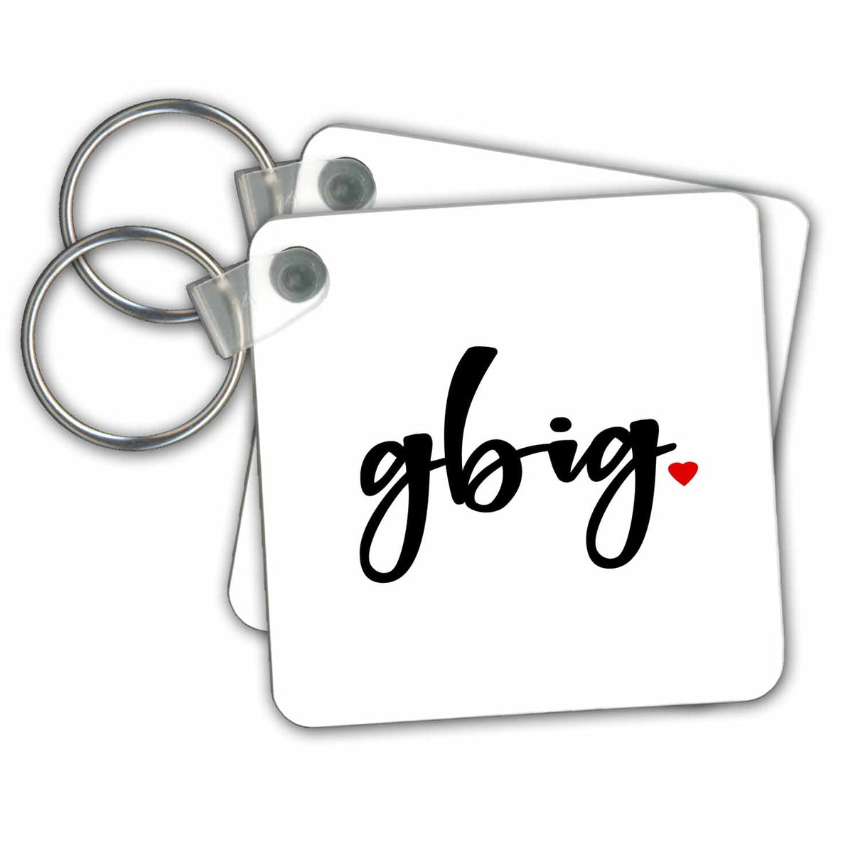 Key Chain - Gbig Designs Text Art