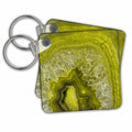 Key Chain - Luxury Green Marble Agate Gem Mineral Stone Pattern