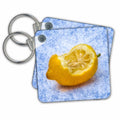 Key Chain - Nibbled lemon. Keep smiling, funny composition Alexis Photography - Food Lemon