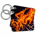 Key Chain - Wood burns in a small bonfire Alexis Photography - Texture Fire
