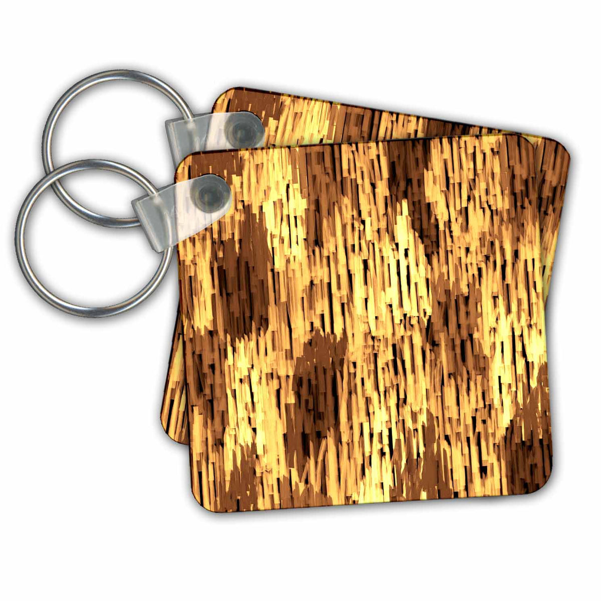 Key Chain - Yellow Brown Seamless Abstract Pattern Costasonlineshop Background