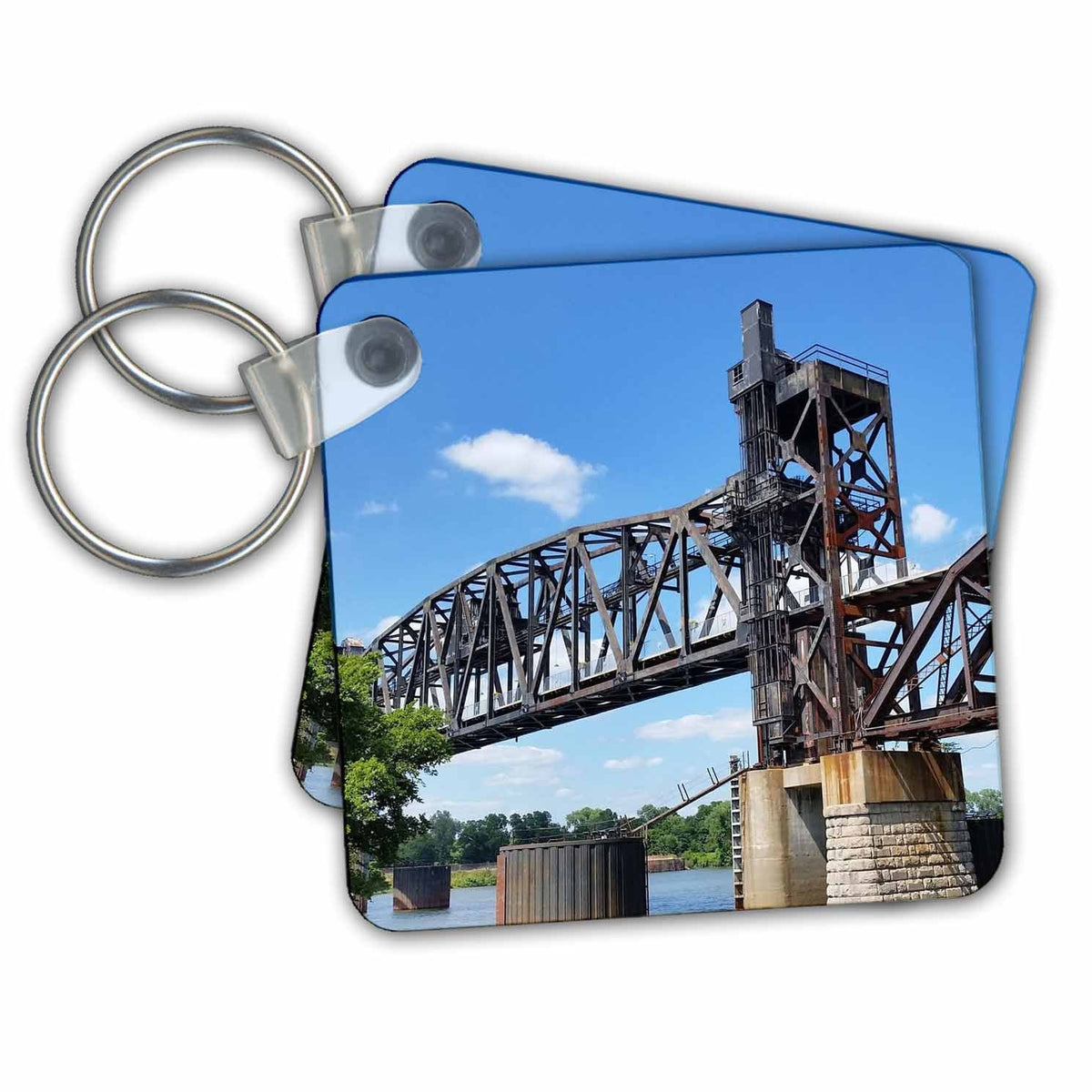 Key Chain - Little Rock, Arkansas Bridge Cities Of The World