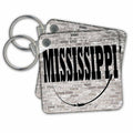 Key Chain - Mississippi. State Capital is Jackson. US States