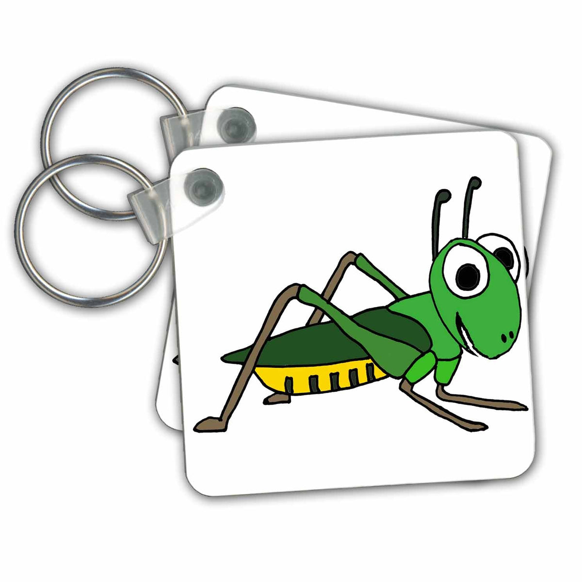 Key Chain - Funny Cute Cricket Cartoon Animals