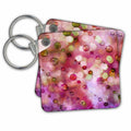 Key Chain - Colorful Beads On A Line Abstract Art Art Illustration