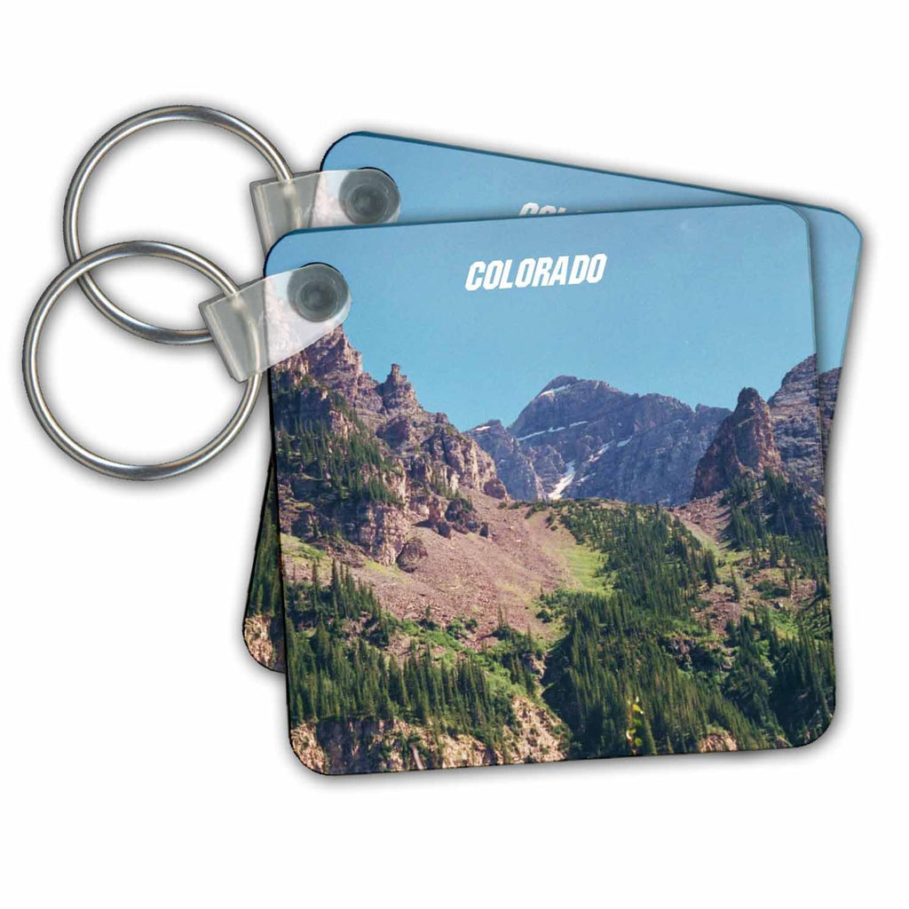 3dRose Key Chains Colorado Mountains (kc-33266-1)