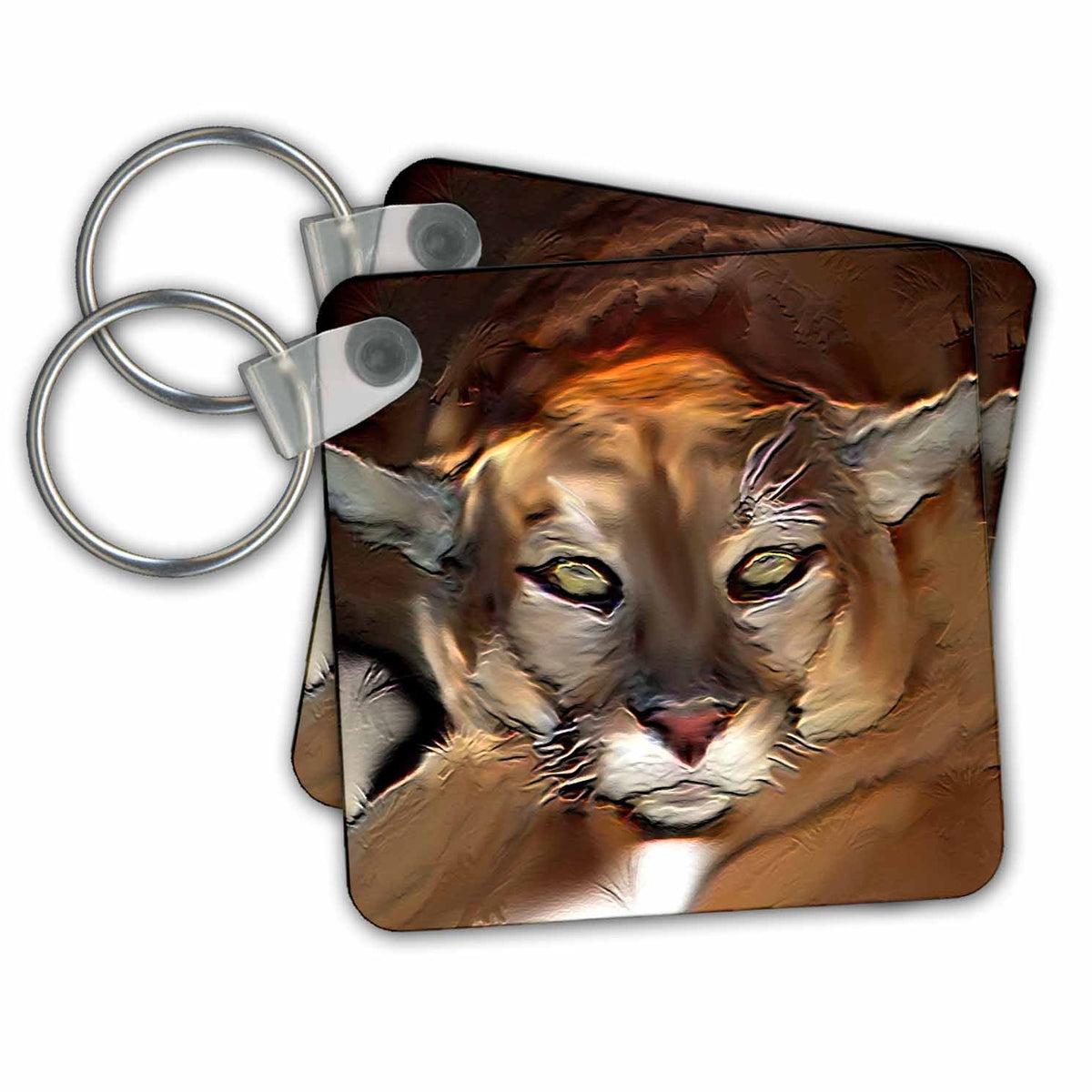 3dRose Key Chains Cougar (kc-3346-1)