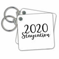 3dRose Key Chains 2020 Staycation (kc-336530-1)