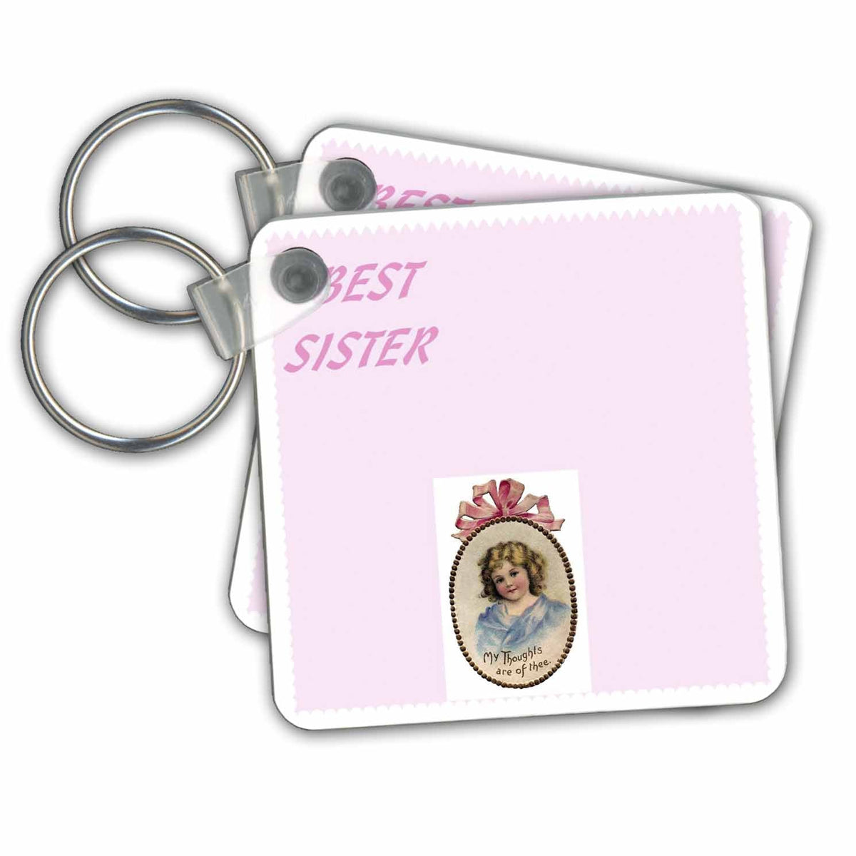 Key Chain - Pink Best Sister Special Events