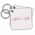Key Chain - Image of quote Eid mubarak 3DRose Mahwish - Quote