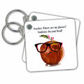 Key Chain - Apple With Glasses On Top Art - Teachers