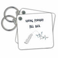 3dRose Key Chains A Spring And Figure Falling Backwards With Text Above (kc-363516-1)