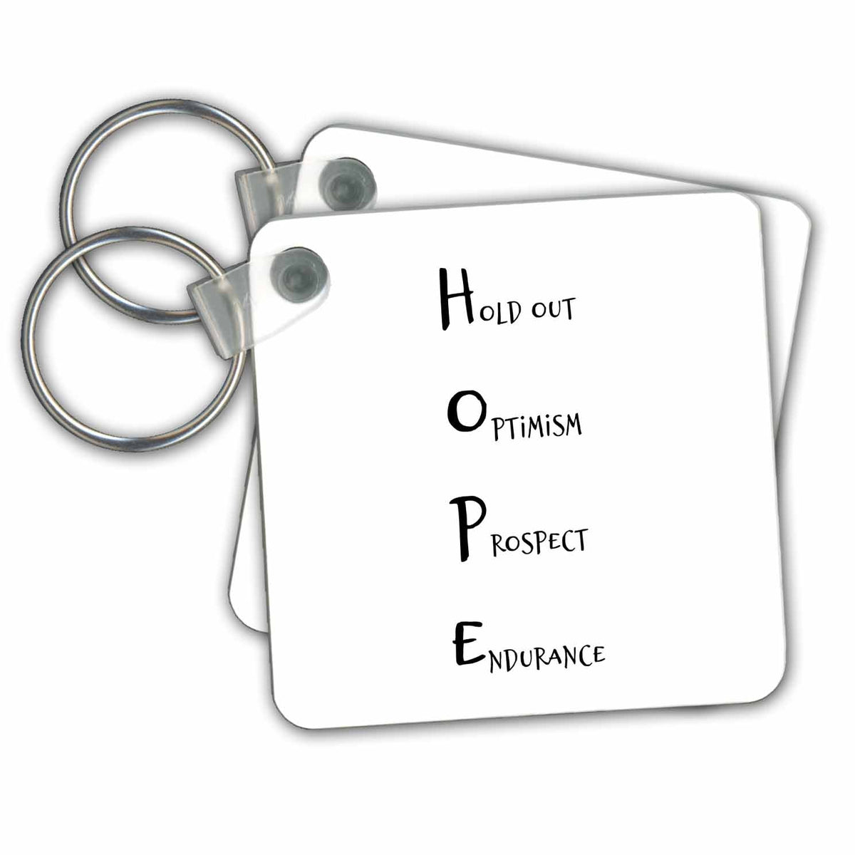 Key Chain - Hope Description Text Art - Word Art
