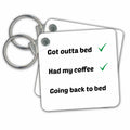 3dRose Key Chains Word Art Humor (kc-363549-1)