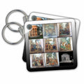 3dRose Key Chains George Rogers Clark Memorial Collage (kc-36363-1)
