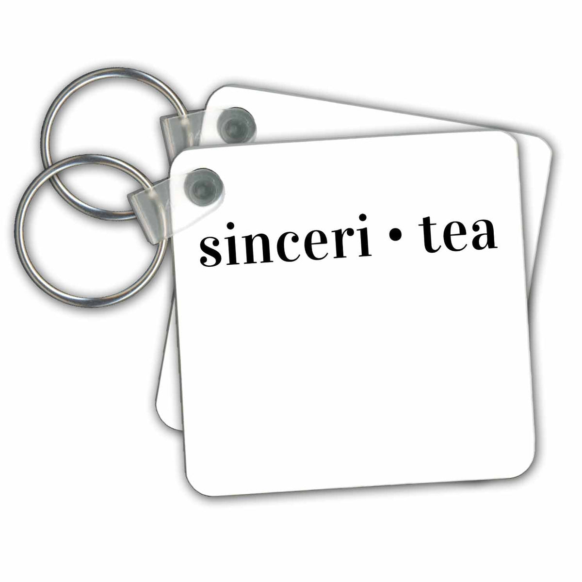 3dRose Key Chains Sincerity for Coffee Lovers (kc-363828-1)