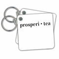 3dRose Key Chains Prosperity for Coffee Lovers (kc-363829-1)