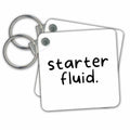 3dRose Key Chains Starter Fluid - Coffee (kc-363831-1)