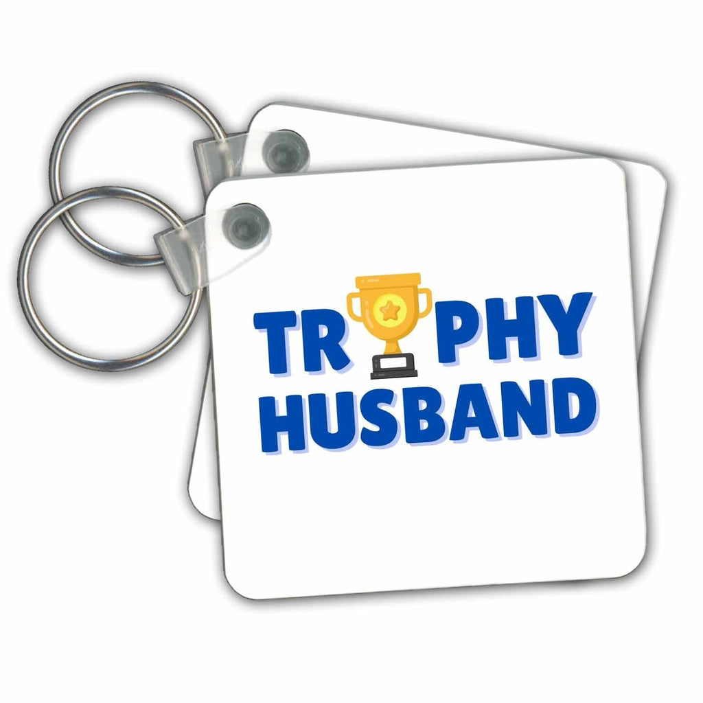 3dRose Key Chains Trophy Husband (kc-363847-1)