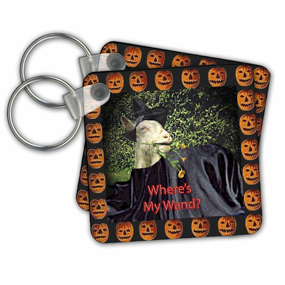 3dRose Key Chains Goat Wizard (kc-36386-1)
