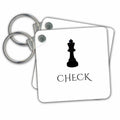 Key Chain - Image of a King with a text Check s Couple Design Collection