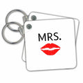 Key Chain - Image of a lips with a text mrs s Couple Design Collection