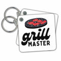 Key Chain - Grill Master 3dRose - Rosette - BBQ Life