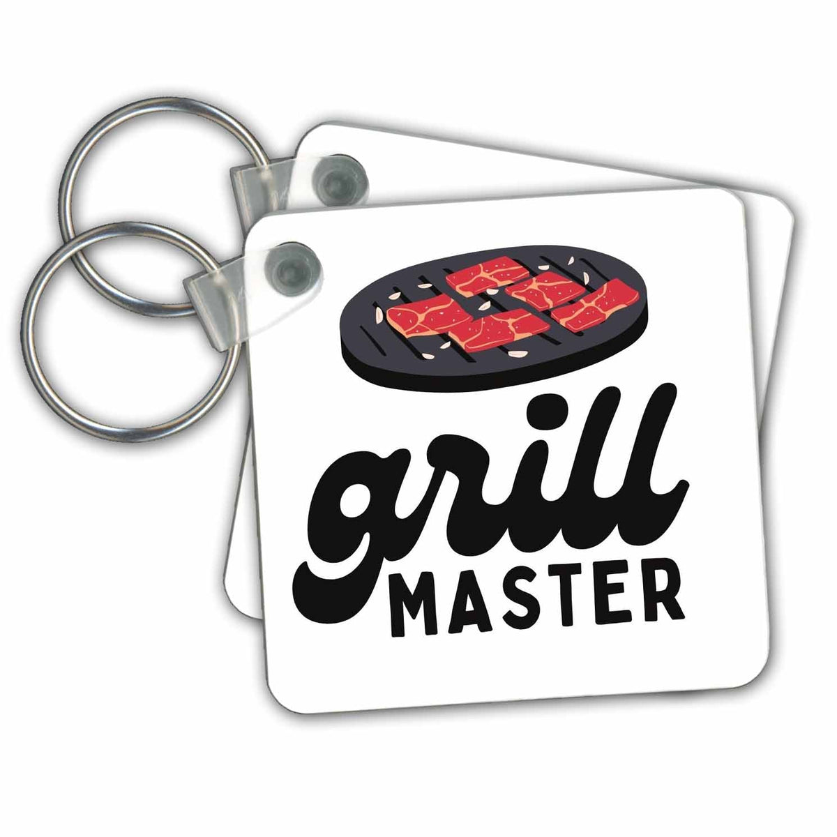 Key Chain - Grill Master 3dRose - Rosette - BBQ Life