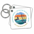 3dRose Key Chains Ogunquit Beach, York County, Maine. Summer beach family memory gift (kc-364554-1)