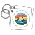 3dRose Key Chains Roque Bluffs State Park, Washington County, Maine. Summer memory gift (kc-364559-1)