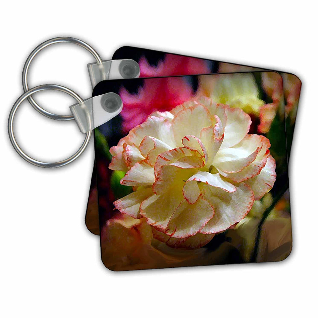 3dRose Key Chains Carnation (kc-3646-1)