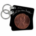 Key Chain - Funny Penny for your thoughts Penny asks what do you think Pun Funny