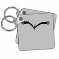 Key Chain - White Stork Ciconia ciconia Bird In Flight Vector Vector Art - Stork