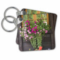 Key Chain - Slovenia, Bled. Flowers outside house window. Flower