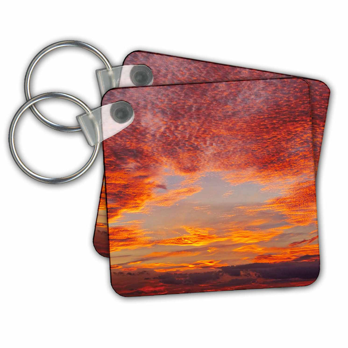 Key Chain - Intense Sunset Sunsets
