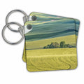 Key Chain - Washington State, Whitman County. Palouse farm fields Agriculture