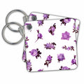 3dRose Key Chains Antique Roses Purple - Flowers (kc-57083-1)