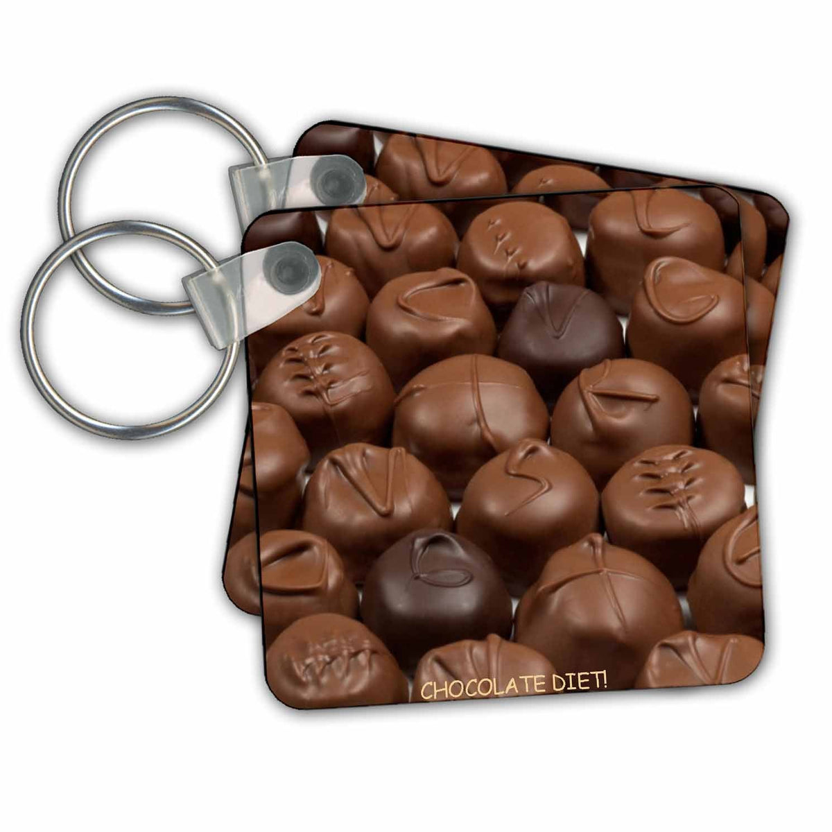 Key Chain - Chocolate Diet Truffles Chocolate Designs