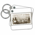 3dRose Key Chains Indian Tee Pees (kc-7373-1)