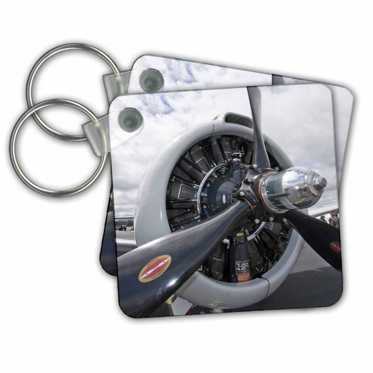 3dRose Key Chains Washington, Olympia, War plane - US48 WSU1235 - William Sutton (kc-97031-1)